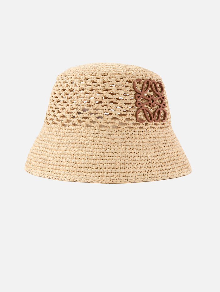 Raffia Bucket Hat,LOEWE,NATURAL,Image 1