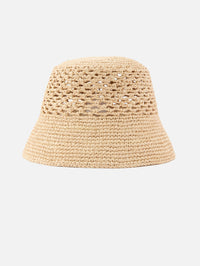 Raffia Bucket Hat,LOEWE,NATURAL,Image 3