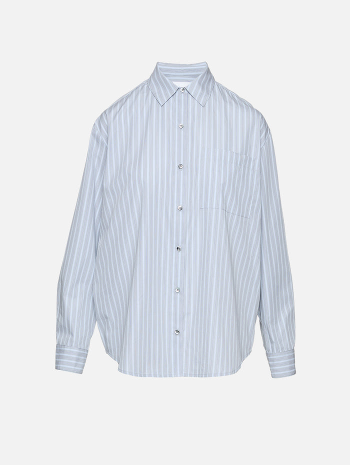 Yoshi Stripe Classic Shirt,LESET,STERLING STRIPE,Image 1
