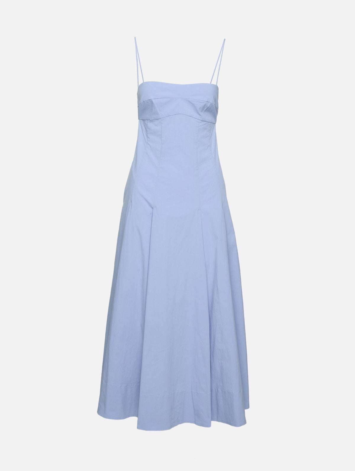 Everyday Cotton Pleat Dress,ST AGNI,SKY,Image 1