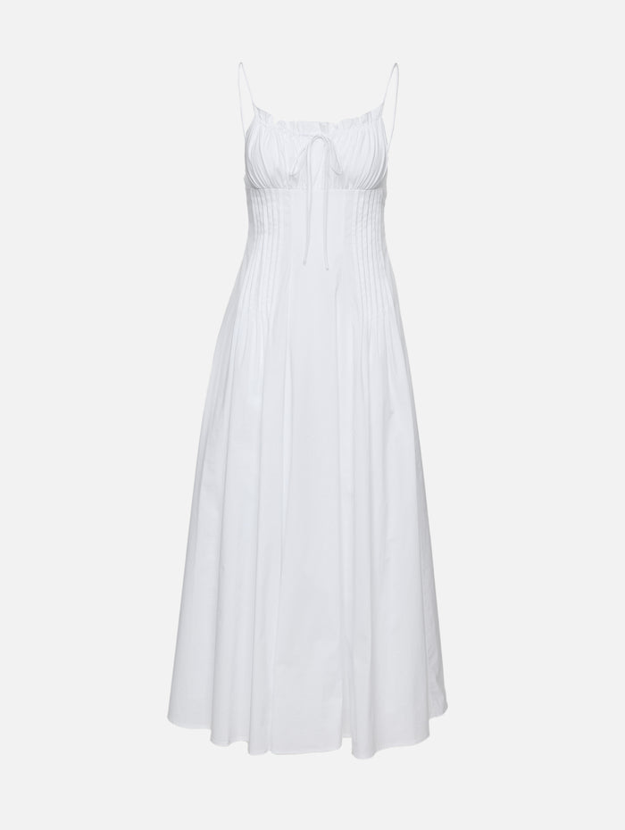 Margi Dress,STAUD,WHITE,Image 1