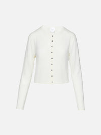 James Crew Cardigan,LESET,PARCHMENT,Image 1