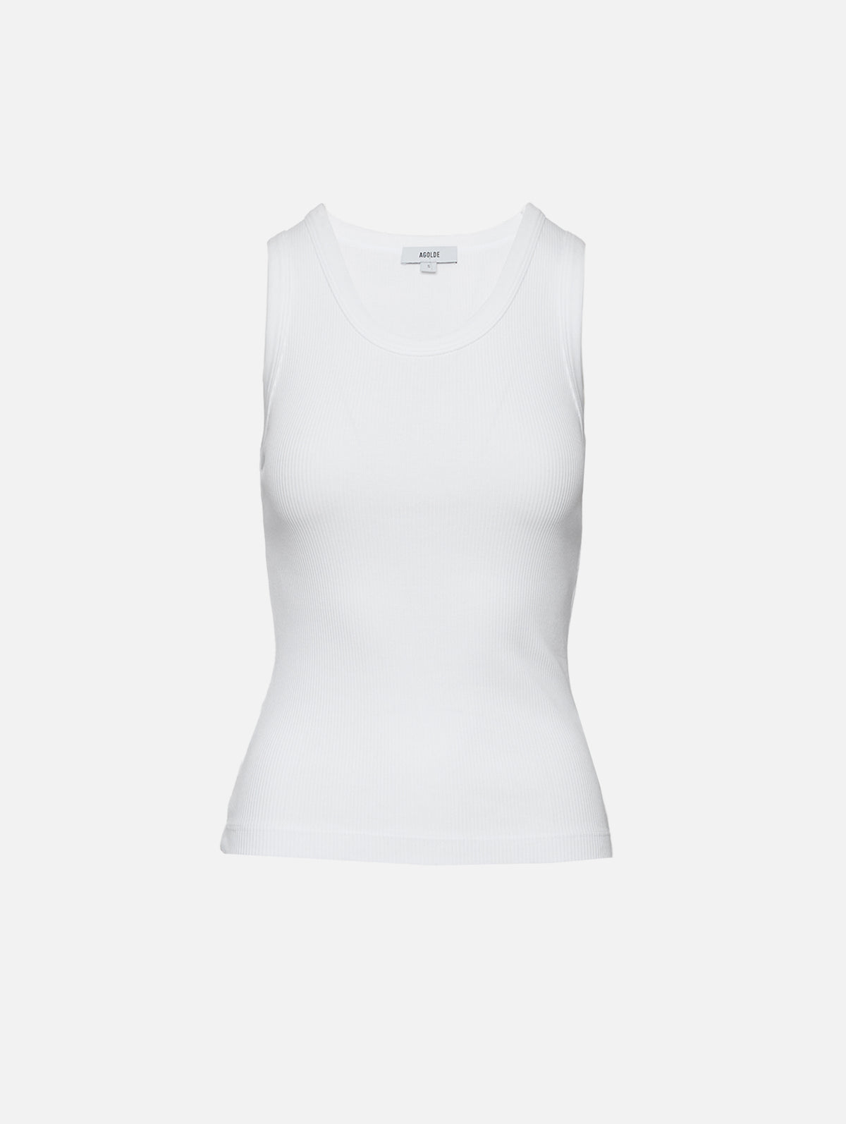 Poppy Tank Top,AGOLDE,WHITE,Image 1