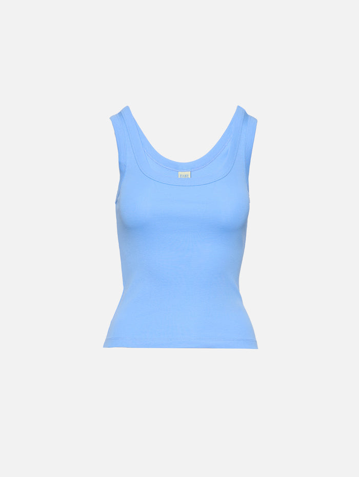Hillie Tank Top,FLORE FLORE,BABY BLUE,Image 1
