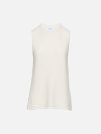 Crochet Maxime Tank Top,LA LIGNE,IVORY,Image 1