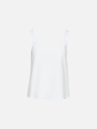 Crepe Tank Top,LA LIGNE,IVORY,Image 1