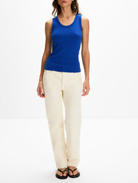 Poppy Tank,AGOLDE,COBALT,Image 2