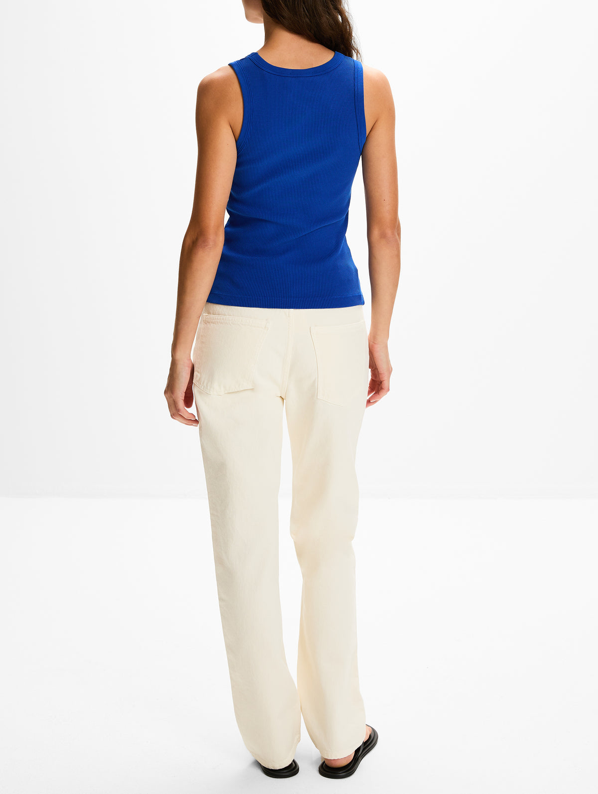 Poppy Tank,AGOLDE,COBALT,Image 3
