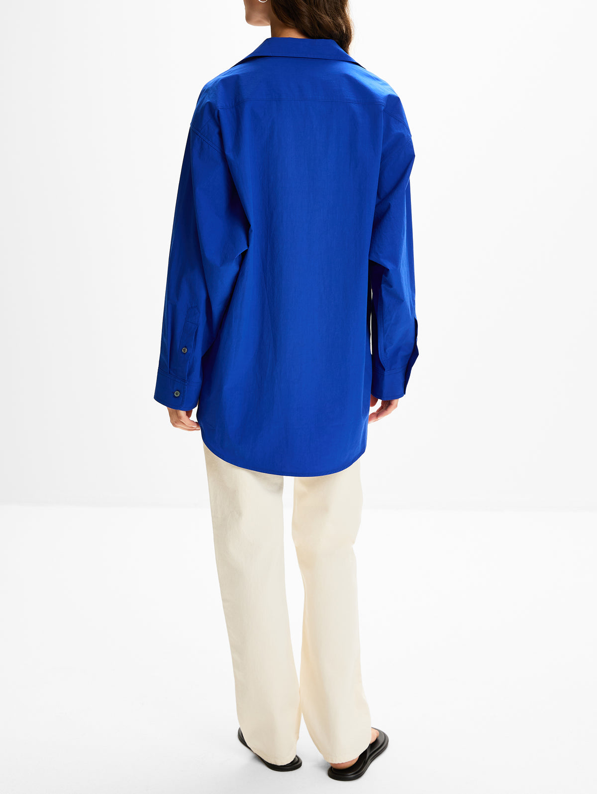 Sona Shirt,AGOLDE,COBALT,Image 3