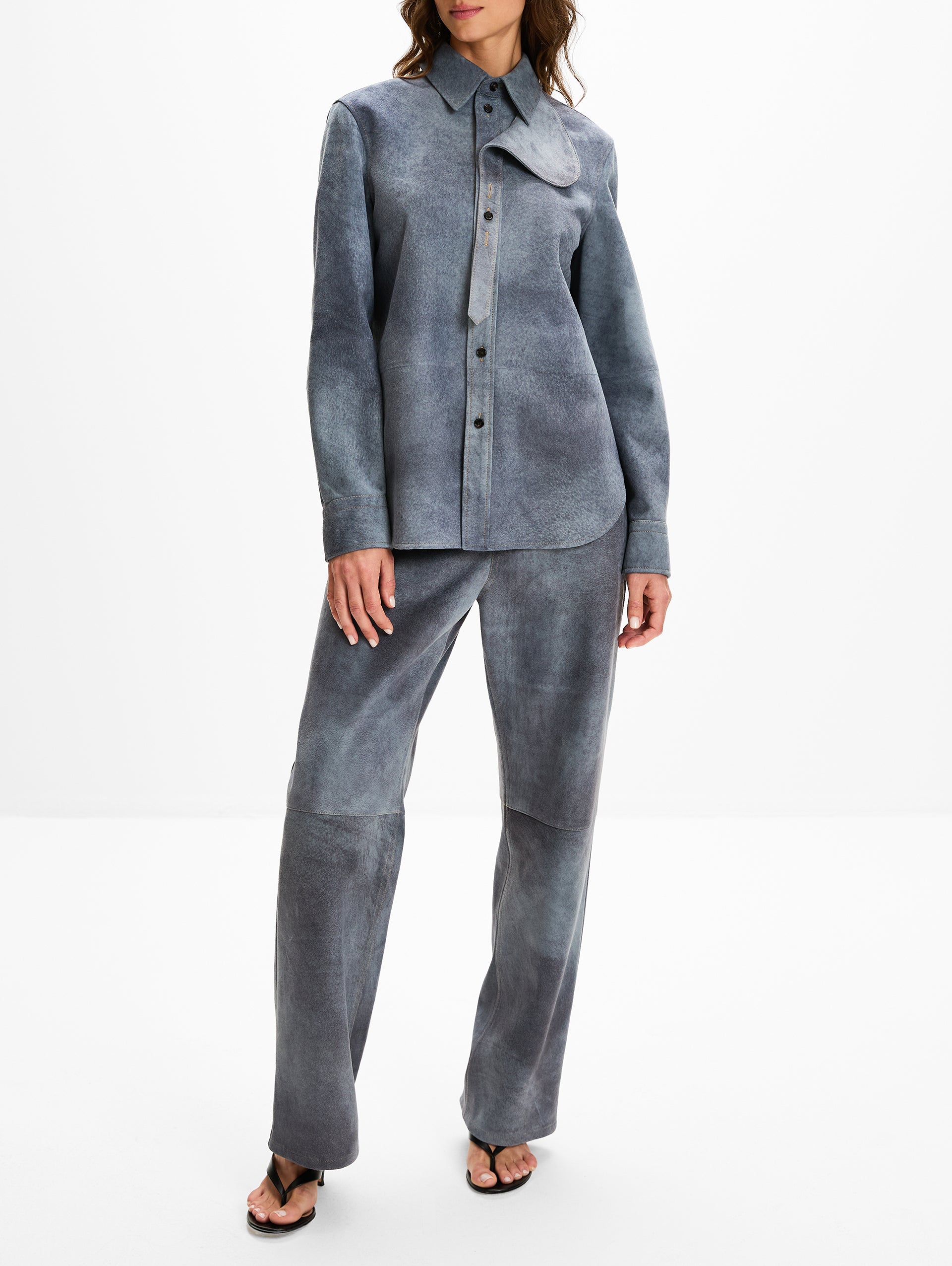 Suede Trouser | BOTTEGA VENETA | elysewalker
