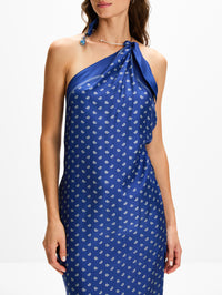 Bandana Scarf Tie Dress,CHRISTOPHER ESBER,INDIGO BANDANA PRINT,Image 5