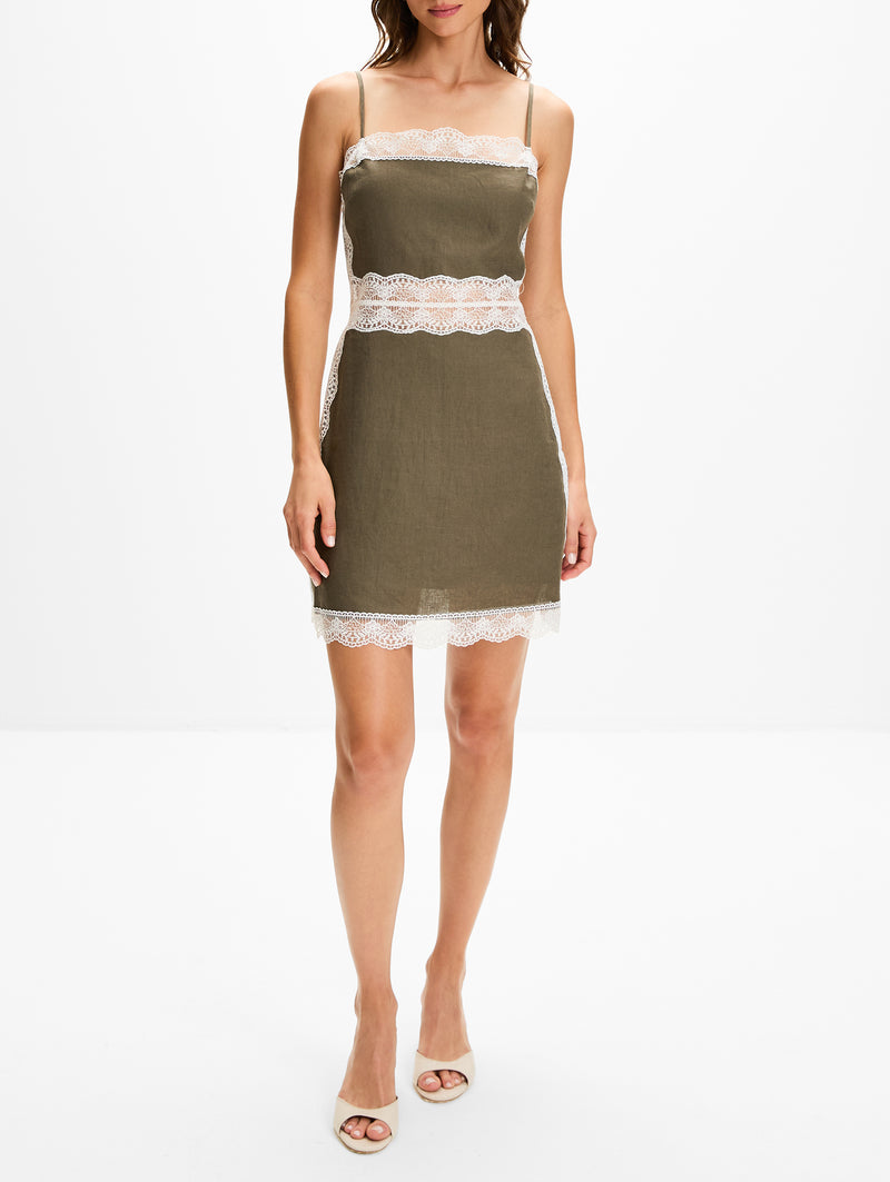 Amalina Linen Dress