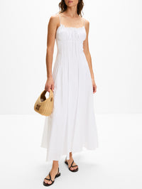 Margi Dress,STAUD,WHITE,Image 2