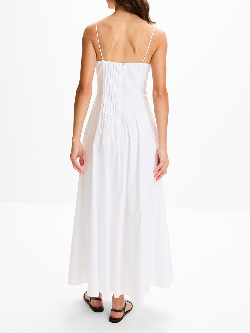staud white maxi dress STAUD, Margi in White, Size 10 Color:#39-Sky Blue winter formal The Freda is a Color Block Knit Sweater