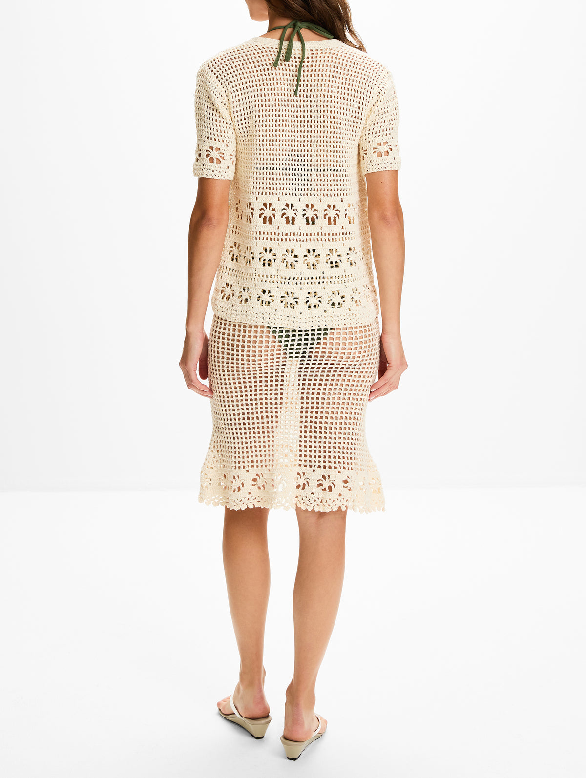 Poolside Top,TERRY PUESTO,CREAM,Image 3