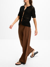 Casa Pant,TERRY PUESTO,CHOC,Image 3