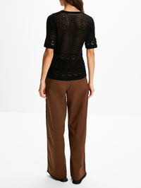 Casa Pant,TERRY PUESTO,CHOC,Image 4