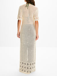 Poolside Maxi Dress,TERRY PUESTO,CREAM,Image 3