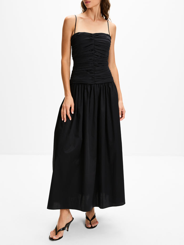 Amina Dress,TOVE,BLACK,Image 1