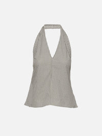 Posie Top,BELLE ANNA,BLACK PLAID,Image 2