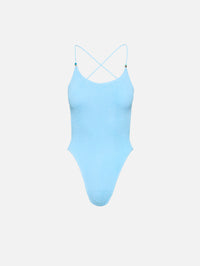 Indira One Piece Swimsuit,BOND-EYE,CLOUD BLUE,Image 2