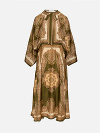 Mahon Tunic Midi Dress,ZIMMERMANN,OLIVE PAISLEY,Image 1