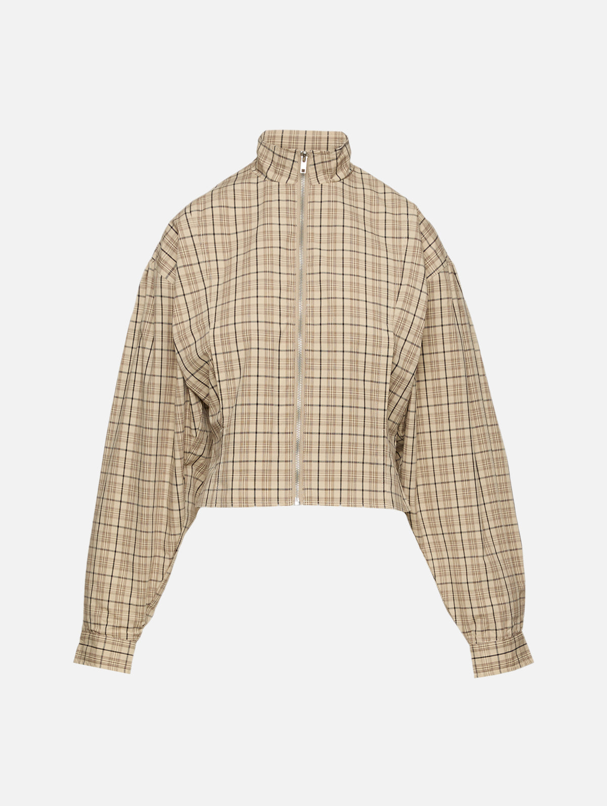 Globo Jacket,BELLE ANNA,BROWN PLAID,Image 2
