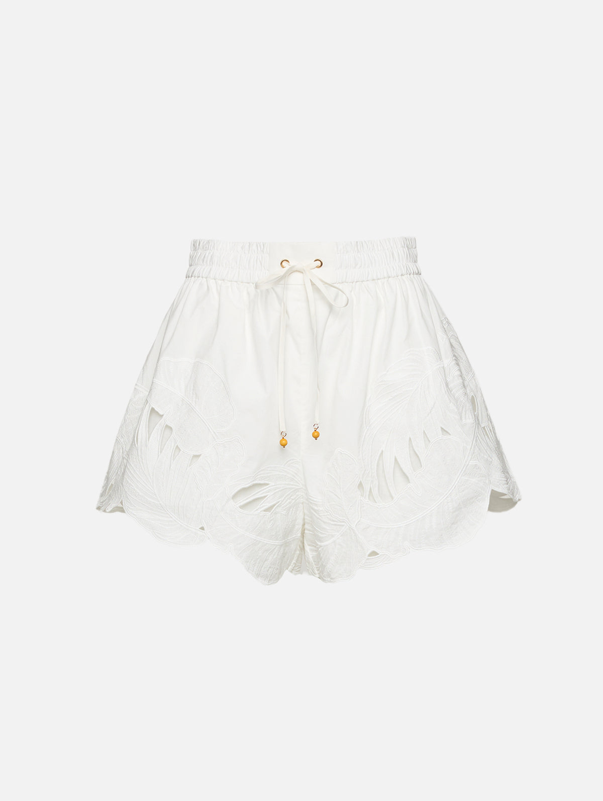 Mahon Embroidered Short,ZIMMERMANN,IVORY,Image 1