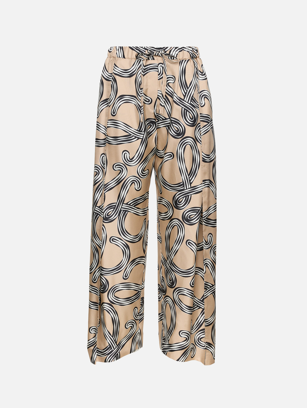 Elasticated Trouser,LOEWE,BEIGE,Image 1