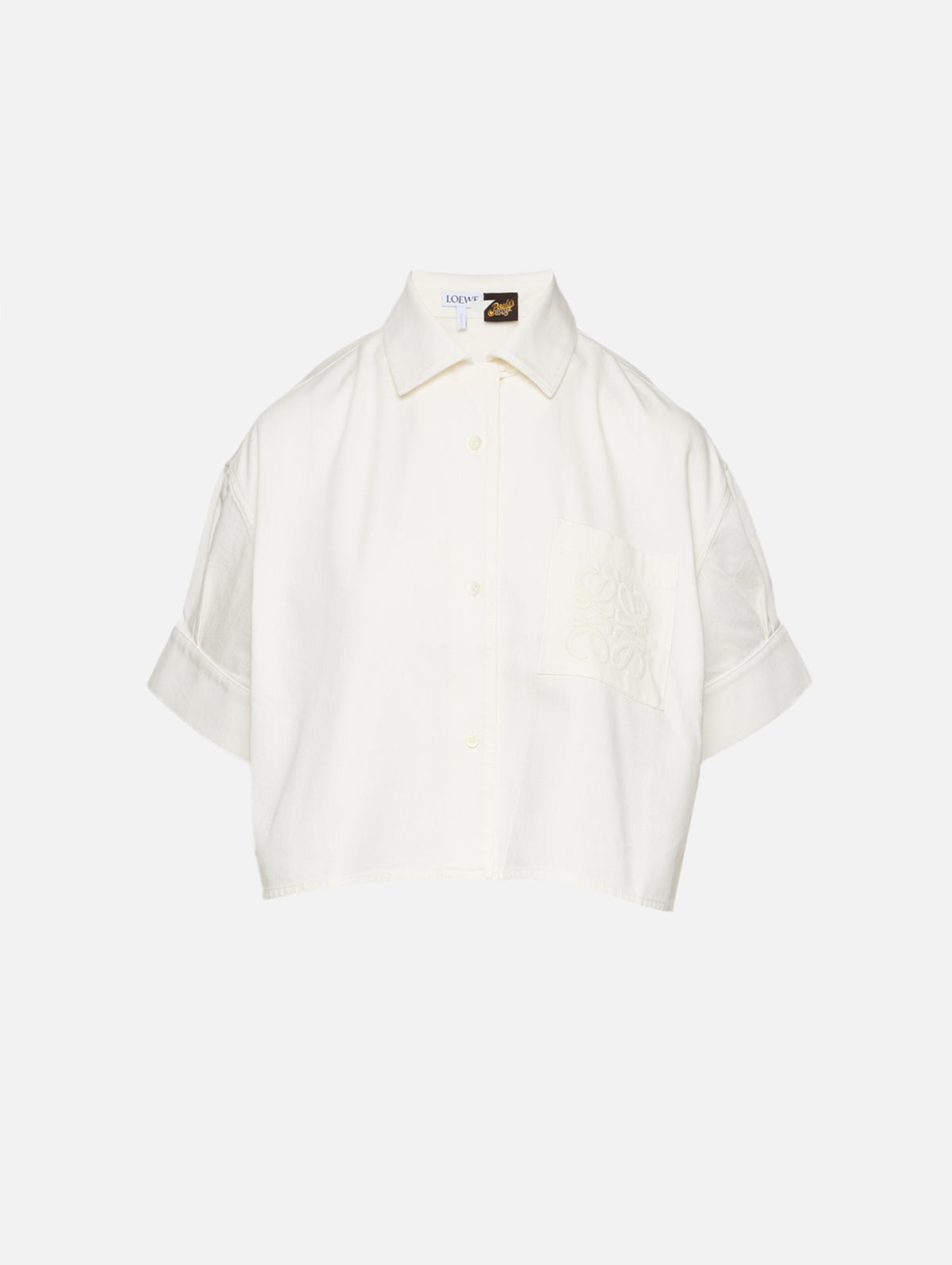 Short Sleeve Shirt,LOEWE,WHITE,Image 1