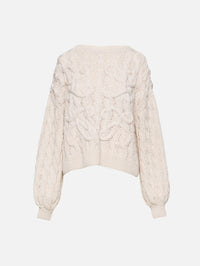 Anagram Sweater,LOEWE,ECRU,Image 1