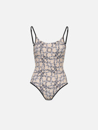 Swimsuit,LOEWE,BEIGE,Image 1