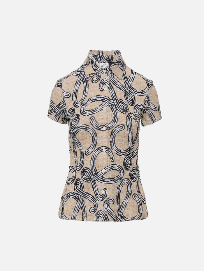 Top,LOEWE,BEIGE,Image 1