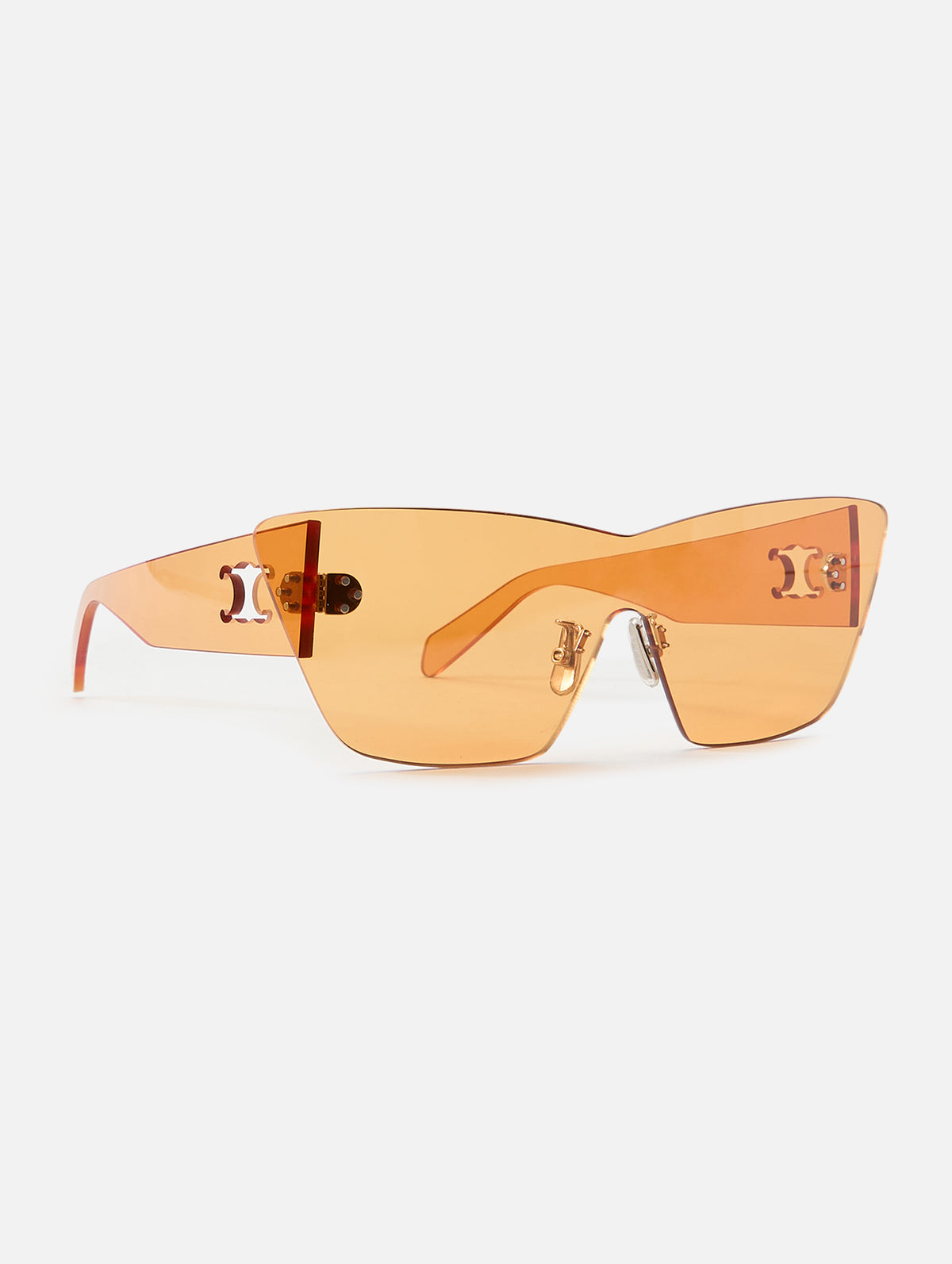 Sundown Sunglasses,CELINE EYEWEAR,SHINY ORANGE,Image 2