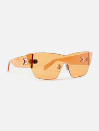 Sundown Sunglasses,CELINE EYEWEAR,SHINY ORANGE,Image 2