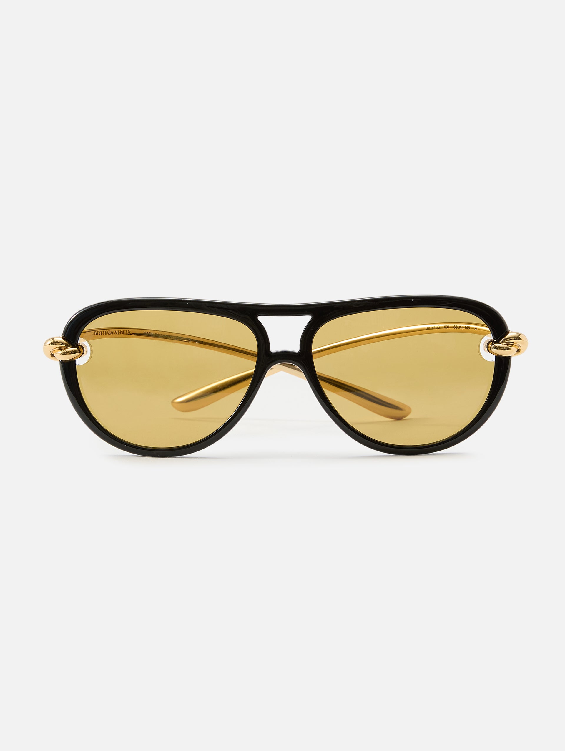 Knot Aviator Sunglasses | KERING EYE - BOTTEGA VENETA | elysewalker