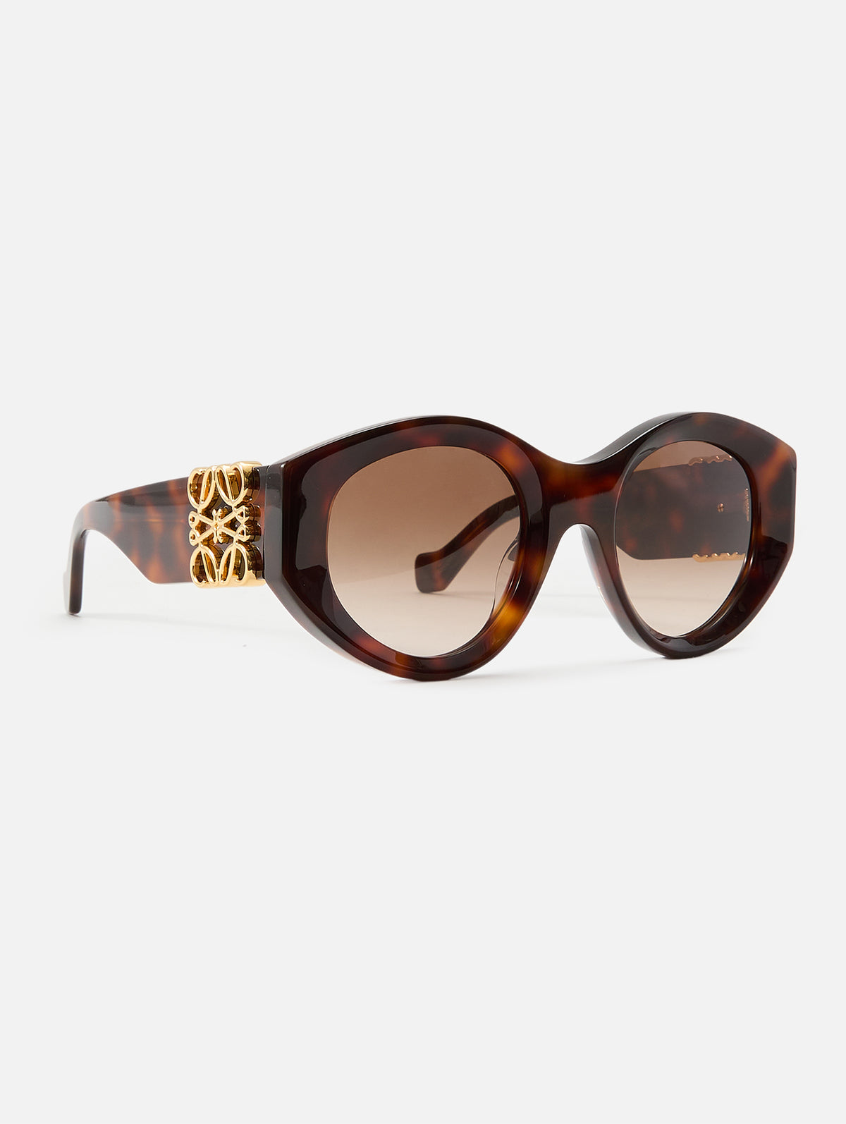 Anagram Sunglasses,LOEWE EYEWEAR,DARK HAVANA,Image 2