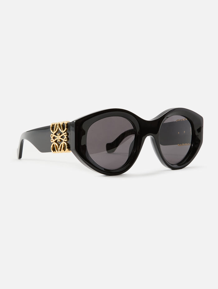 Anagram Sunglasses,LOEWE EYEWEAR,SHINY BLACK,Image 1