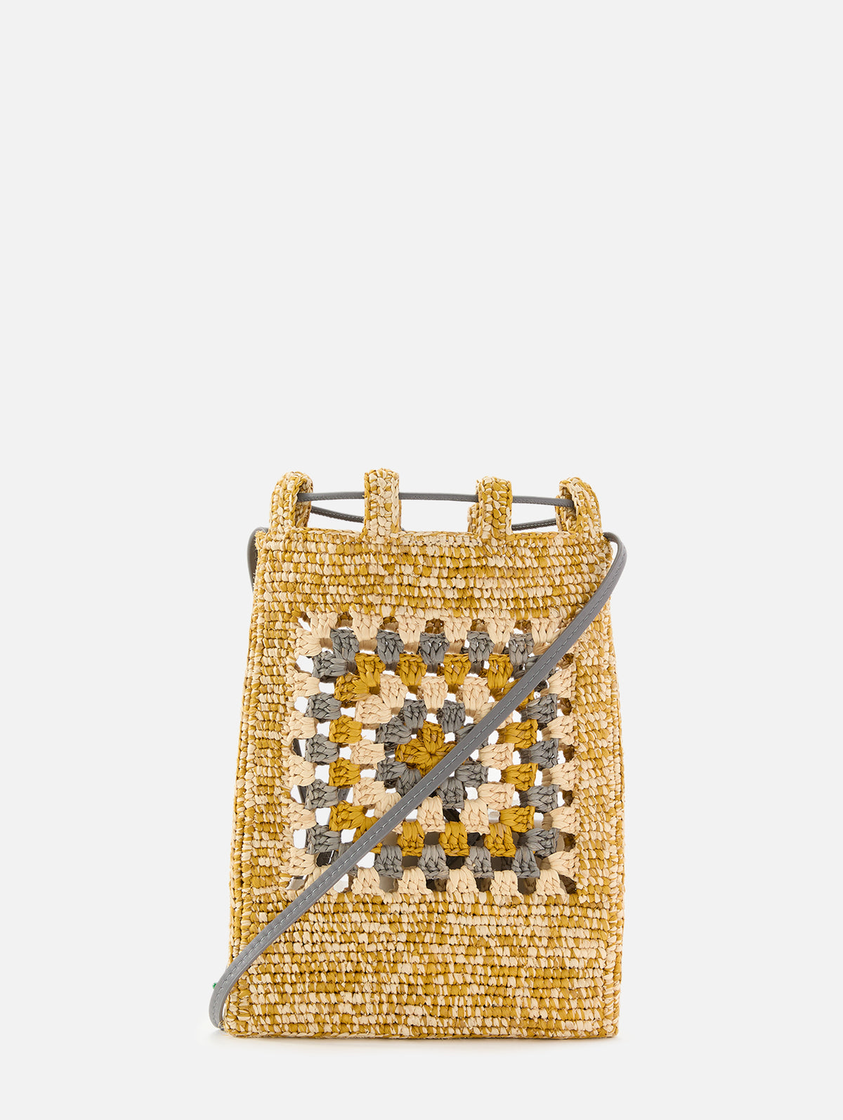 Pocket Patch Crossbody Bag,LOEWE,PEARL GREY,Image 3