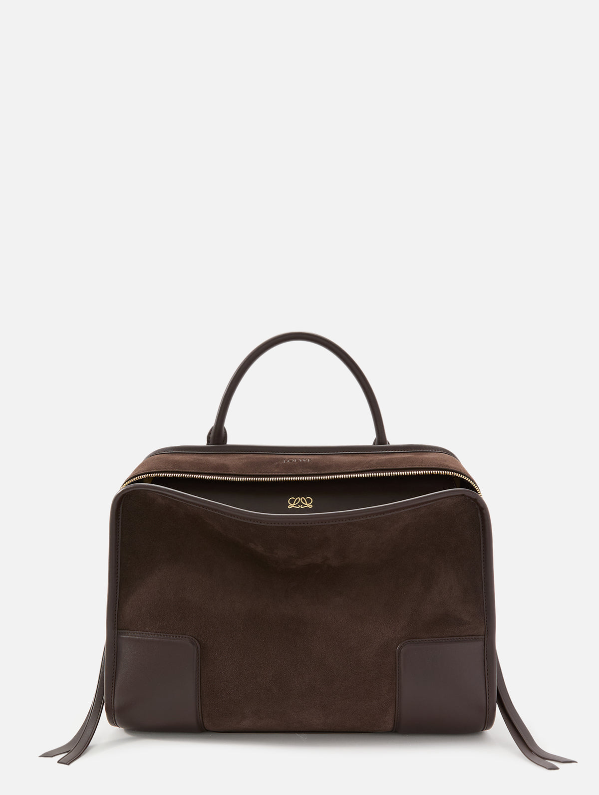 Amazona Large Tote,LOEWE,DARK CHESTNUT,Image 1