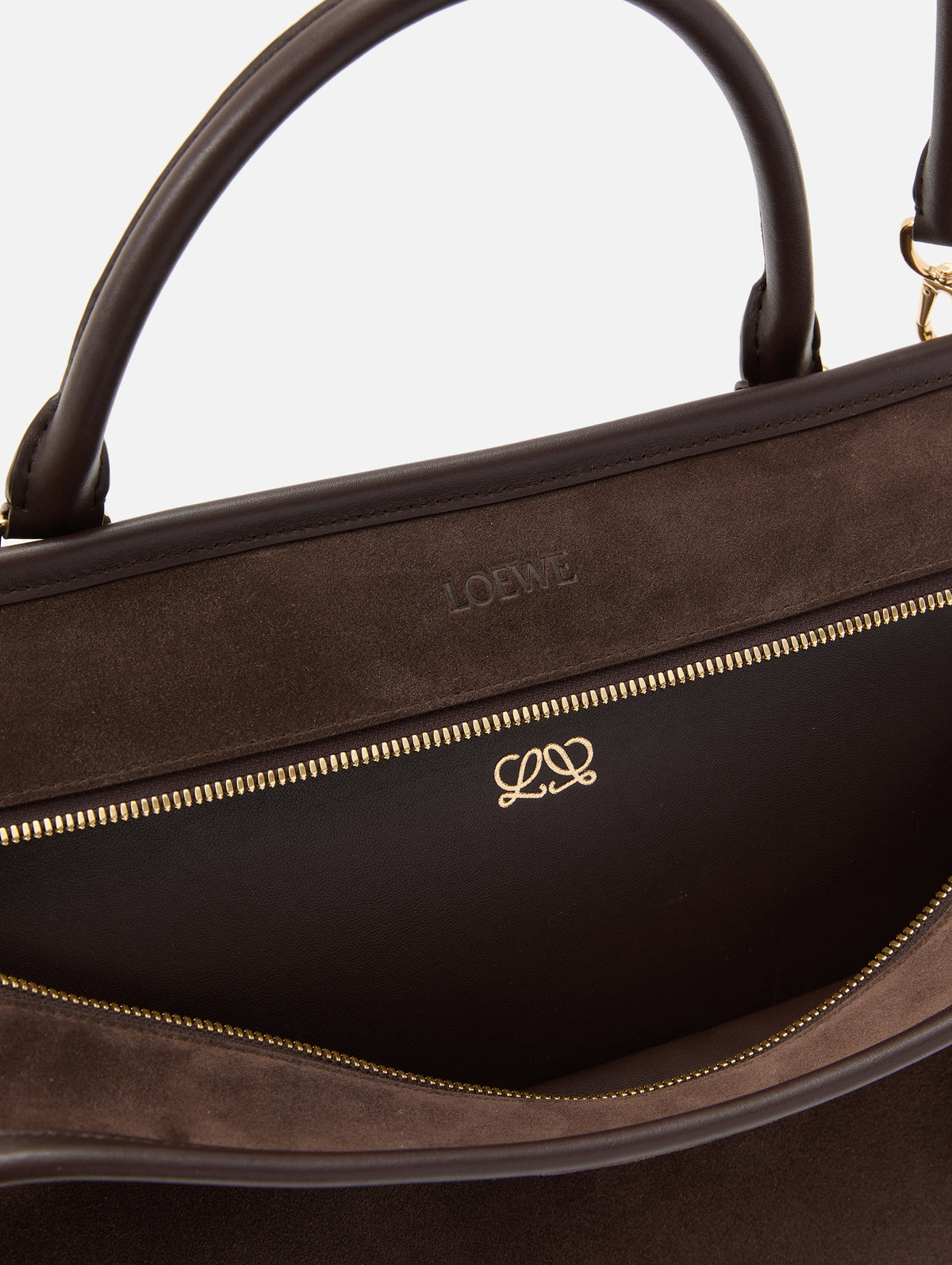 Amazona Large Tote,LOEWE,DARK CHESTNUT,Image 5