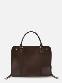 Amazona Large Tote,LOEWE,DARK CHESTNUT,Image 2