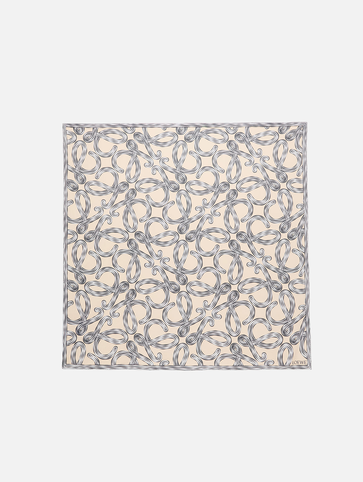 Scarf,LOEWE,BEIGE,Image 1