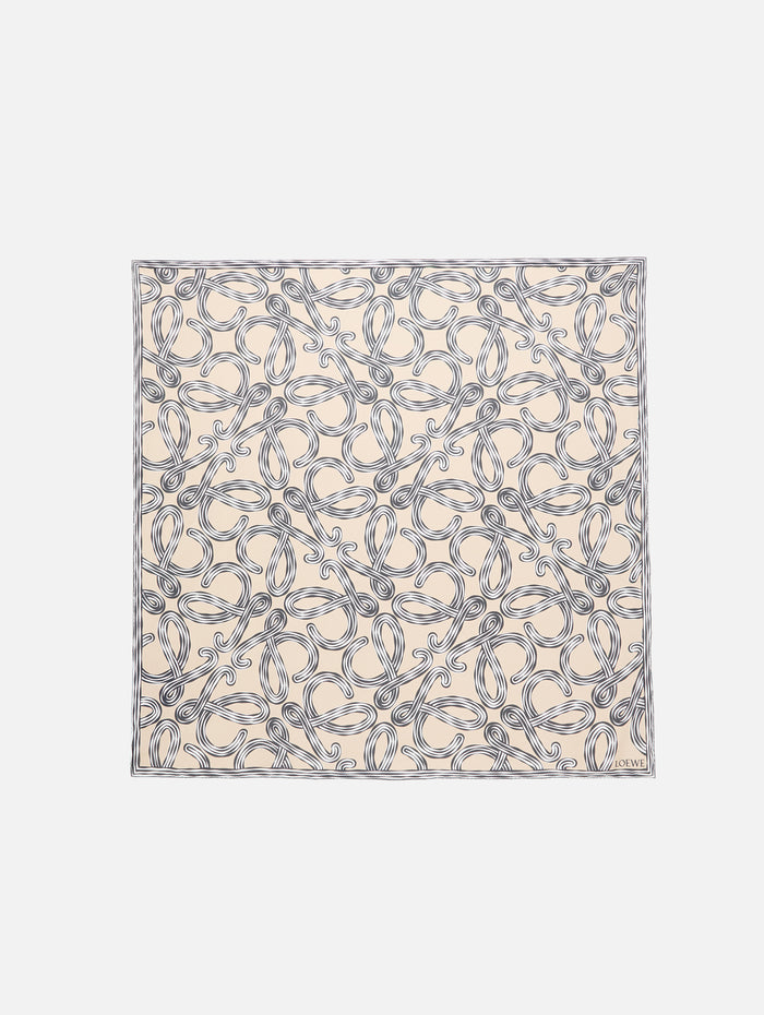 Scarf,LOEWE,BEIGE,Image 1