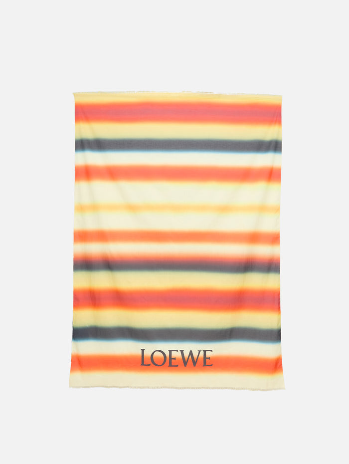 Pareo Scarf,LOEWE,ORANGE,Image 1