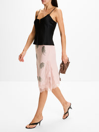 Liri Midi Skirt,16ARLINGTON,BLUSH PINK,Image 3