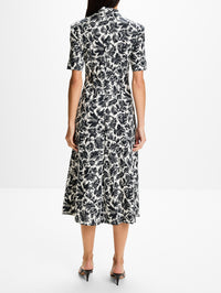 Noor Dress,CALLAS MILANO,BLACK WHITE,Image 4