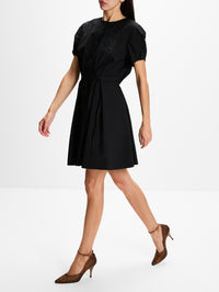 Shirt Dress,LOEWE,BLACK,Image 3
