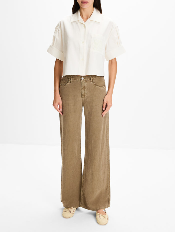 Short Sleeve Shirt,LOEWE,WHITE,Image 1