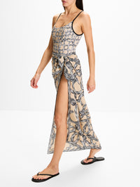 Scarf,LOEWE,BEIGE,Image 4
